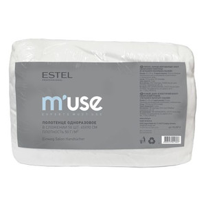 Полотенце одноразовое 45х90 см пластом спанлейс ESTEL M’USE, 50 шт